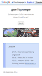 Mobile Screenshot of guellepumpe.de